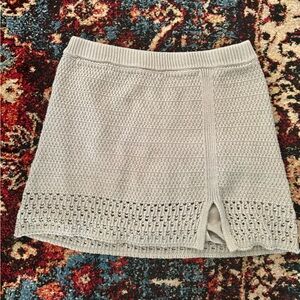 American Eagle Outfitters Light Green Knit Skort